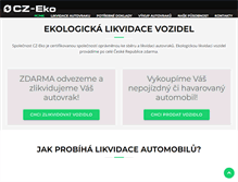 Tablet Screenshot of likvidacevozu.cz